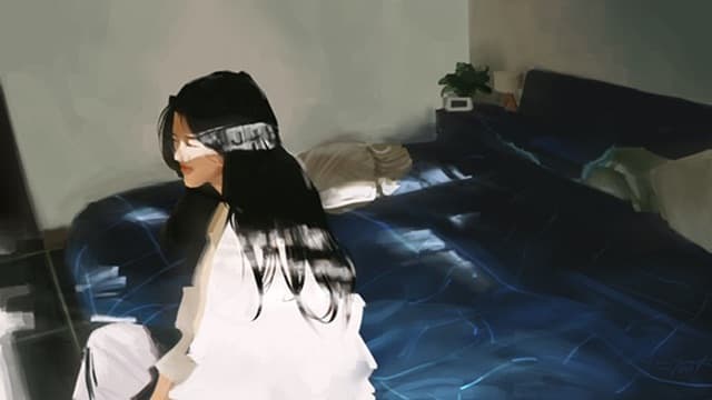 Exploring space & light. Digital painting study