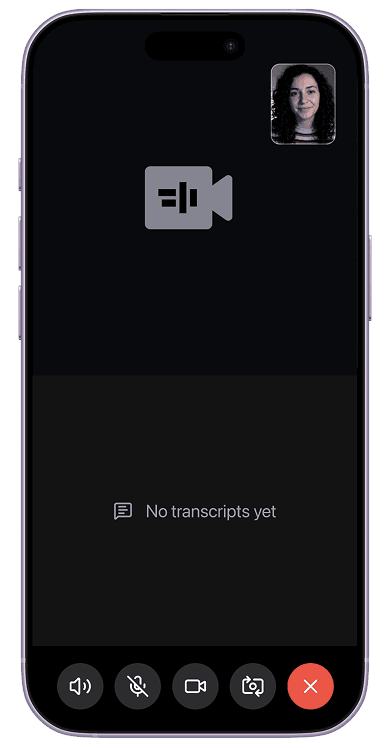 InnoCaption Video live captioned call 1