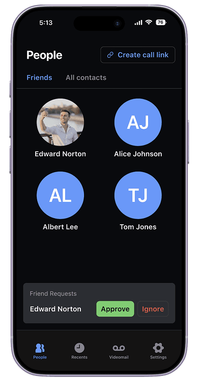 InnoCaption Video people and navigation screens 2