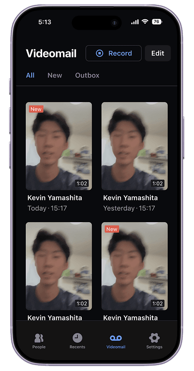 InnoCaption Video people and navigation screens 3